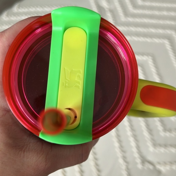 Black and Neon 30 oz Stanley - Picture 7 of 9